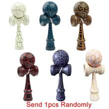 1pc Random Color Kendama Skill Ball For Teens And Adults, Competitive Outdoor Toy Ball, Stress Relief Sports Toy, Outdoor Exercise Toy For Seniors, Dementia Prevention Toy - Multicolor - View 8
