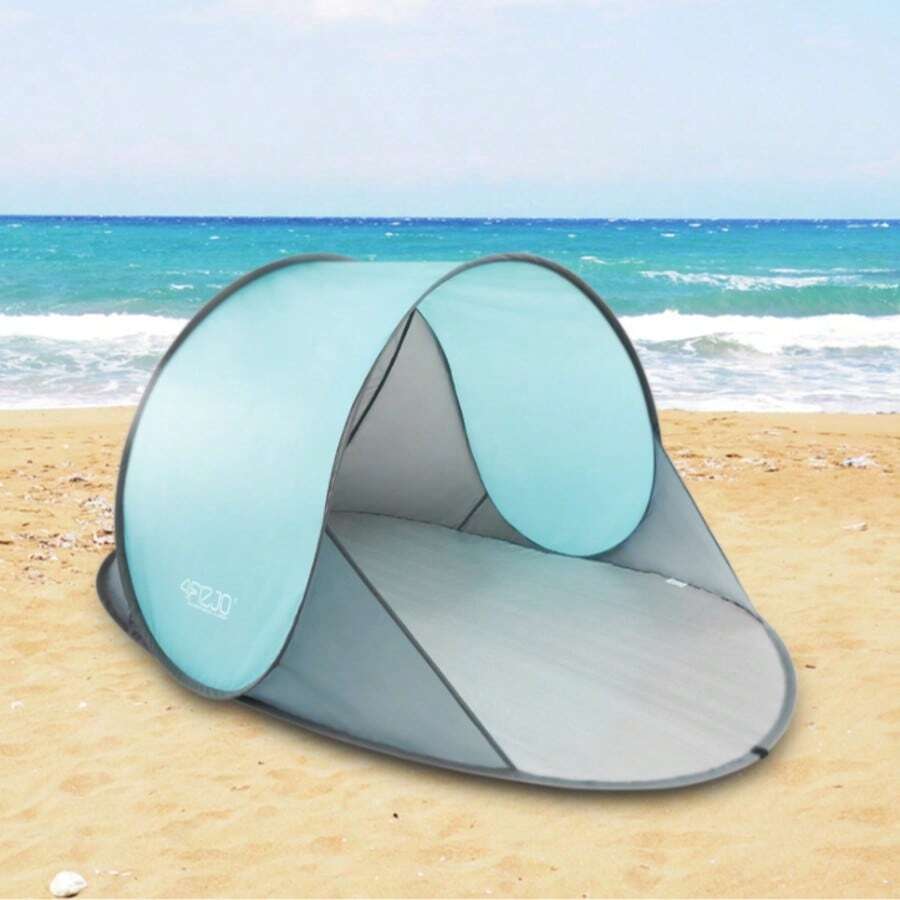 Self-Folding Inflatable Tent, Outdoor Tent, Multiple Colors Available - Light Grey - View 1