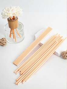 50pcs Aromatherapy Reed Diffuser Sticks, Black And White Wood Fiber Rattan Diffuser, 25cm, Suitable For Various Essential Oils, Aromatherapy Accessories, Home Decor, Home Ornament, Back To School Gift - Multicolor - View 11
