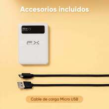 5000mAh Mini Portable Fast-Charging Battery With Integrated USB Cable And Digital Display. Multifunctional Portable External Charger For Mobile Phones With High-Brightness LED Light, An Essential Battery For Travel, Featuring A Smart Digital Display And USB-C Port. - Multicolor - View 8