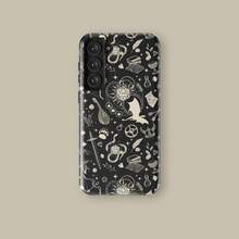 Capa com Design Floral Animals Of The Dark Night para iPhone 17 16 15 14 13 12 11 Pro Max, Capa Floral para Samsung S21 S22 S23 S24 S25 Ultra - Capa resistente com acabamento fosco - Ver 1