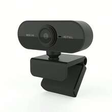 Webcam > 1080P Full HD, Auto Focus, Wide Angle View, Built-In Microphone, USB Plug And Play > Suitable For Laptops And Desktops, Suitable For Video Conferencing, Online Courses, Live Streaming > Compact High Definition USB Computer Camera, Suitable For Office And Home Use - View 11