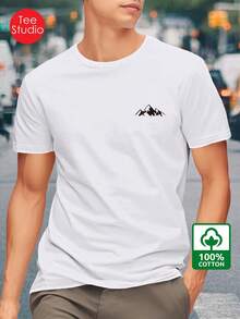 Men T-Shirts - 黑色 - 查看 7