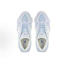 New Balance 9060 - Rain Cloud Grey, Sea Salt & Black Castlerock | Viral 2026 Chunky Platform Sneakers | Premium Suede & Mesh Breathable Trainers | Comfortable ABZORB Midsole Dad Shoes | Authentic Unisex High-Fashion Footwear - 淺藍色 - 查看 4