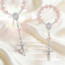 15pcs/Set Naming Ceremony Set: Faux Crystal Cross Bracelet, Suitable For Birthday Party, Commemorative Gift, Naming Ceremony, Wedding Party, Women's Naming Ceremony, Birthday Party Gift, Wedding Party Gift, Pre-Wedding Party Gift, Anniversary Party Gift, Suitable For Mother, Couple, Best Friend Daily Wear, Mother's Day Gift - A - View 7