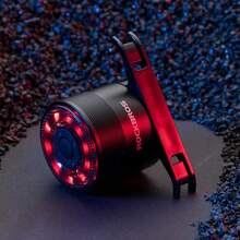 ROCKBROS Q1Max Bicycle Tail Light, 80 Hours Battery Life, 6 RGB Modes, Dual Mounts For Easy Installation - Multicolor - View 11