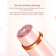 Waterproof Women Multifunctional Hair Trimmer USB Rechargeable Bikini Shaver Kit - Pink - View 7