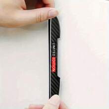 4pcs Limited Edition Car Door Edge Protectors, Red Decorative, Durable Rubber Material, Enhance Vehicle Safety - 4pcs - View 3