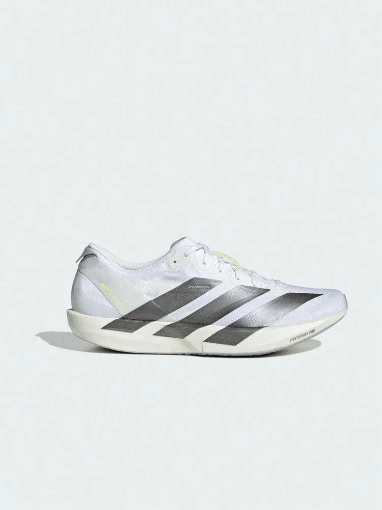 Adidas Men's ADIZERO ADIOS 9 M Running Shoes Low-Top KH8894 - Light Grey - View 1