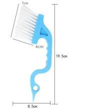 1pc Narrow Gap Handheld Cleaning Brush, Dense Stiff Bristles Deep Clean Window Tracks, Keyboard, Kitchen & Bathroom Corners, Curved Handle With Hanging Hole For Easy Storage, Durable Bristles Without Shedding, Essential Home Cleaning Tool For Gaps, Practical For Personal Use Or Gifts - Multicolor - View 4