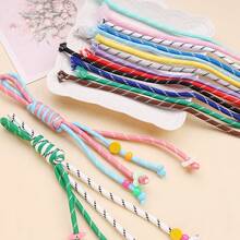 10 Metros de Cuerda Multifuncional para Paraguas para Hacer Pulseras y Collares, Cuerda Tejida de Colores para Proyectos DIY, Pequeñas Joyas, Llaveros, Encantos de Bolsas, Cuerdas de Macramé - Patrón de puntos - Ver 6
