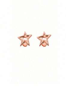 2pcs Asymmetrical Pentagram Shiny/Zirconia Fashion Tooth Jewelry, Suitable For Party, Daily Wear, Holiday Gift - Multicolor - View 11