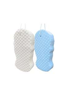 4pcs/1pc 3D Thickened Solid Color Fish Scale Pattern Soft Non-Shedding Exfoliating Massage Shower Sponge, Soft Foam Body Cleanser, High Density Sponge Shower And Bath Scrub, Painless Home Scrubbing Tool, Suitable For Daily Shower Use - Bath Sponge - View 15