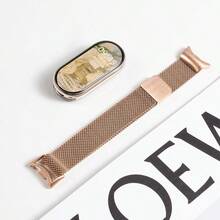 Dây đeo Milanese Loop cho Mi Band 8/9/10, dây thay thế đồng hồ bằng thép không gỉ hít nam châm, vòng tay lưới kim loại điều chỉnh được cho nam và nữ - Mi Band 8/9/10 - Xem 11
