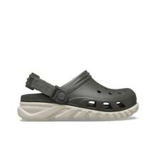 Crocs Duet Max Clog EVA Soft And Comfortable Clogs, Unisex Style, Dark Grey. - Dark Grey - View 2