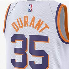 Nike Dri-FIT NBA 男款 Phoenix Suns 休閒運動球衣 DV4851-104 - 白色 - 查看 4