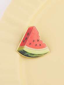 Fun Summer Cool Watermelon Pattern Brooch, Creative Bag & Clothing Decoration Badge - CZ3384-1 - View 9