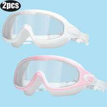 High-Definition Waterproof And Anti-Fog Large-Frame Silicone-Sealed Swimming Goggles With Electroplated Lenses For Adult Men And Women, Non-Irritating To The Eyes. - Multicolor - View 16