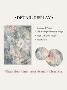 3 Pieces Swan Wall Art Prints Pink Flowers Painting Posters Vintage Wall Arts Romantic Wall Artwork Aesthetic Wall Picture Elegant Mural Bedroom Wall Decor Living Room Decoration Stuff No Frame - Cartoon - View 7
