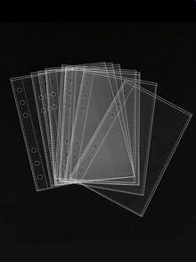 10pcs Sticker Book Loose Leaf, Sticker Book Making Inner Page, Suitable For Sticker Books, Notebooks, Savings Plan Books, Collages, Crystal Bubble Stickers, Back To School Supplies, Student Supplies, Office Supplies,Back To School Season - A - View 5