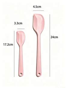 4pcs/1pc Silicone Spatula Set, Suitable For Cream, Jam And Butter, Easy To Clean, Ideal For Home, Restaurant, Dessert Shop, Baking Kitchen Tools - View 17