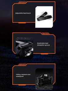 Lampu Kepala Isi Ulang USB Philips Terbaru, Lampu Kepala Darurat Luar Ruangan, Lampu Sensor Multifungsi, Lampu Kerja, Lampu Rumah, Lampu Belajar, Tampilan Baterai Cerdas, Lampu Berkedip Darurat - Beraneka warna - View 11