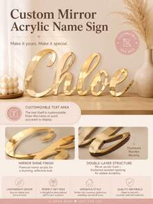 Acrylic Wall Decal Decorative Letters - For Office Wall Home Decor - Multicolor - View 5