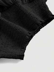 Damen Große Größen Mehrschichtiger Minirock, Neuer Kuchenrock, Hohe Taille Schlankmachend Süß Sexy Minirock, Schwarz, Frühlings Neu Stil, Elegant Und Stilvoll - Schwarz - Übersicht 5