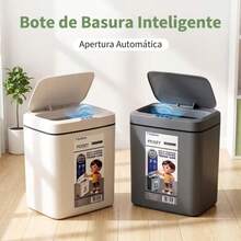 Smart Sensor Bin With Airtight Lid And Odor-Proof Technology, Compatible With Touch Switch, Suitable For Use In Offices/Bathrooms, Waste Bin (Easy To Clean And Durable). - View 1