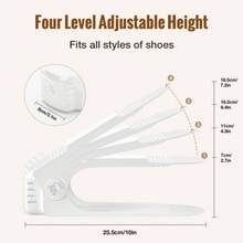 12 Pack,Adjustable,Shoe Stacker - View 8