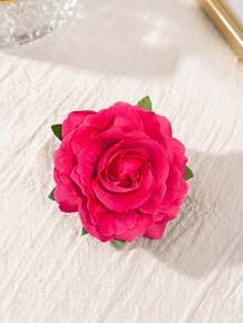 1/2/3pcs Hibiscus Jelly Color Hair Clips, Lightweight Plastic Material, Hair Accessories, Suitable For Daily, Casual, Party, Beach Vacation, Summer Essential - Multicolor - View 2