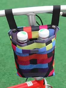 Bicycle Storage Hanging Bag Electric Bike Handlebar Bag Front Zipper Pouch Front Handlebar Small Pouch Used To Store Phones Keys Water Bottles For Outdoor Riding Commuting & Travel Cycling Accessories - Multicolor - View 5