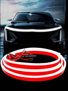 GLANBERT 70 Inch 12V Flexible Waterproof LED Engine Hood Decorative Light Strip, Suitable For Cars, SUVs, Trucks, Dynamic Scanning Startup Effect, Universal Vehicle Engine Hood Decoration Accessory - A - View 3