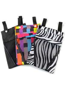 Bicycle Storage Hanging Bag Electric Bike Handlebar Bag Front Zipper Pouch Front Handlebar Small Pouch Used To Store Phones Keys Water Bottles For Outdoor Riding Commuting & Travel Cycling Accessories - Multicolor - View 8