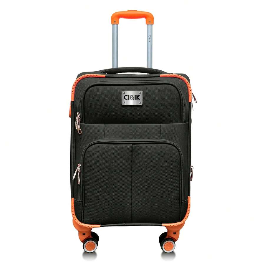 Maleta Cabina Equipaje De Mano 10kg Con Candado 18 Pulgada - Negro - Ver 1