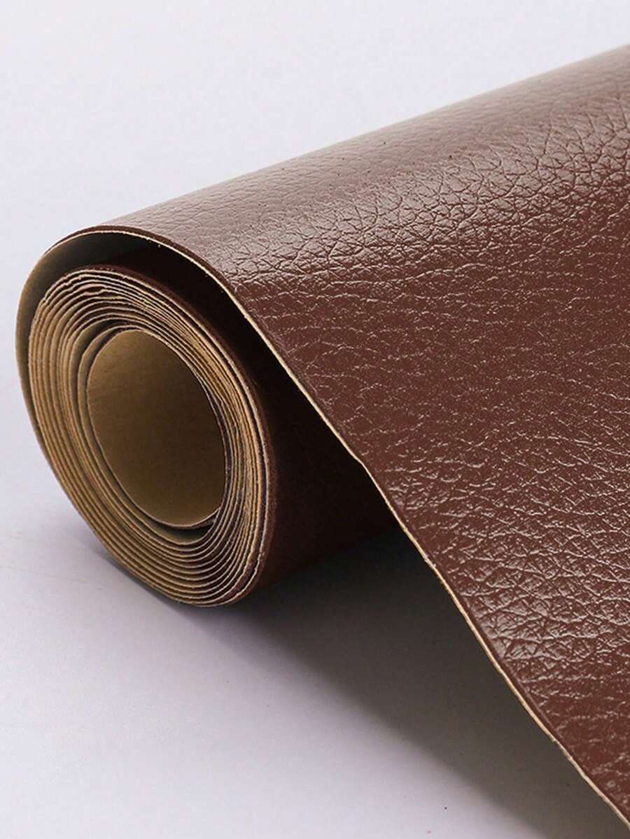 1pc Large Self-Adhesive Leather Repair Patch, Suitable For Sofa, Car Seat, Damaged Leather Furniture Vinyl Repair Tape - Multicolor - View 1