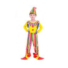 Disfraz de payaso infantil para Halloween, traje para actuaciones en el Día del Niño, ropa de payaso de circo para mascarada. - Payaso rojo y amarillo para niños - Ver 6