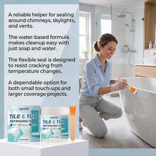 1pc 300g/10.58oz Tile & Bathtub Refinishing Paint With Brush, Water-Based Bathtub Refinishing Coating, Waterproof & Scratch-Resistant Ceramic Repair Agent - Tile and Bathtub Refinish Paint - View 11