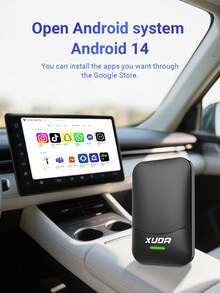 XUDA 新款 4合1 車載 AI 盒子 Android 14/CarPlay/Android Auto/HiCar，支持四種作業系統切換，4+32GB 高性能、多功能、穩定流暢不中斷，內建應用程式 - A - 查看 4