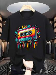 T-Shirts für Herren - Schwarz - Übersicht 1