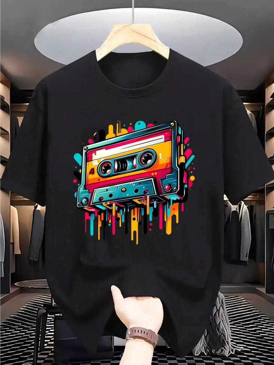 T-Shirts für Herren - Schwarz - Übersicht 1