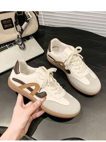 Women's Fashion Non-Slip Wear-Resistant Comfortable Lightweight Sports Casual Shoes - Yellow - View 7