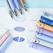 34pcs Set [4 Pens + 30 Refills] / 24pcs Set [4 Pens + 20 Refills] Erasable Gel Pen Set 0.5mm Fine Tip, Stationery Back To School, First Day Of School - Multicolor - View 7
