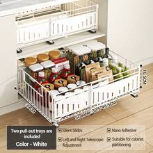 Slide Out Organizer - White - View 4