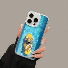 1 pieza Funda transparente magnética de acrílico, diseño único, alta apariencia, versátil, antideslizante y antigolpes con protección multifuncional, compatible con Samsung, Apple, OPPO y  XYTMCX1701 - TMCX-TM-XYTMCX1701+S008 - Ver 4