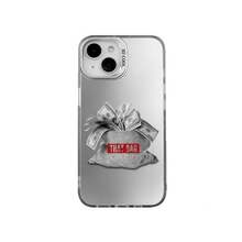 One Pack Of US Dollars Is Suitable For Apple 15 Pro Max Phone Cases,  16 Pro, European And American 14 Pro, And 17 - Silver Casing - Purple - a Pack Of US Dollars - View 6