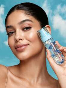 Botol Semprot Motif Cangkang Biru - Botol Semprot Portabel dan Dapat Digunakan Kembali / Perlengkapan Perjalanan / Cocok untuk Minyak Esensial, Parfum, dan Losion Tubuh / Cocok untuk Salon Rambut, Dapur, Kamar Mandi, dan Taman (Pola Dipotong Secara Acak) - MultiWarna - View 5