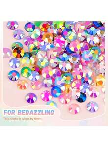 28/40/32/24/15 Colors Resin Rhinestones, Colorful Resin Flat-Back Rhinestone Set With DIY Accessories, Suitable For DIY Diamond Painting, Water Cup Rhinestone Decoration And Other Handmade Crafting Scenarios - DIY Rhinestones - View 4