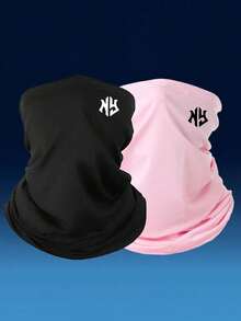 1pc/2pcs/3pcs Unisex Solid Color Versatile Sports Breathable Sun Protection Mask, Elastic Sweat-Absorbing Balaclava, Suitable For Daily Outings, Hiking, Climbing, Etc. - Multicolor - View 14