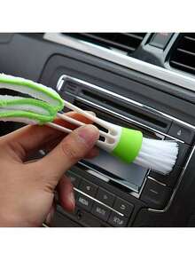1pc Car Air Vent Cleaning Brush, Soft Bristle Interior Dusting Brush, Car Cleaning Tool, Automotive Accessory - Multicolor - View 8